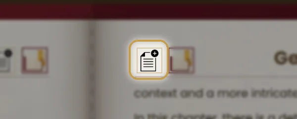 Add Note, shown in place on the site