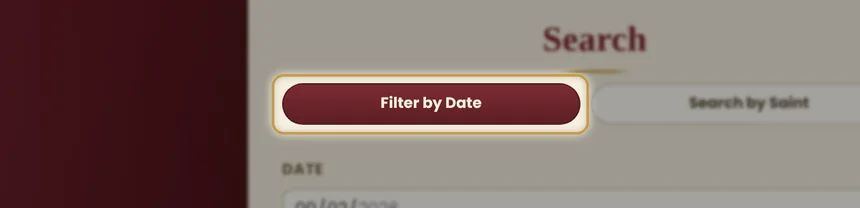 The two tabs in the daily search panel