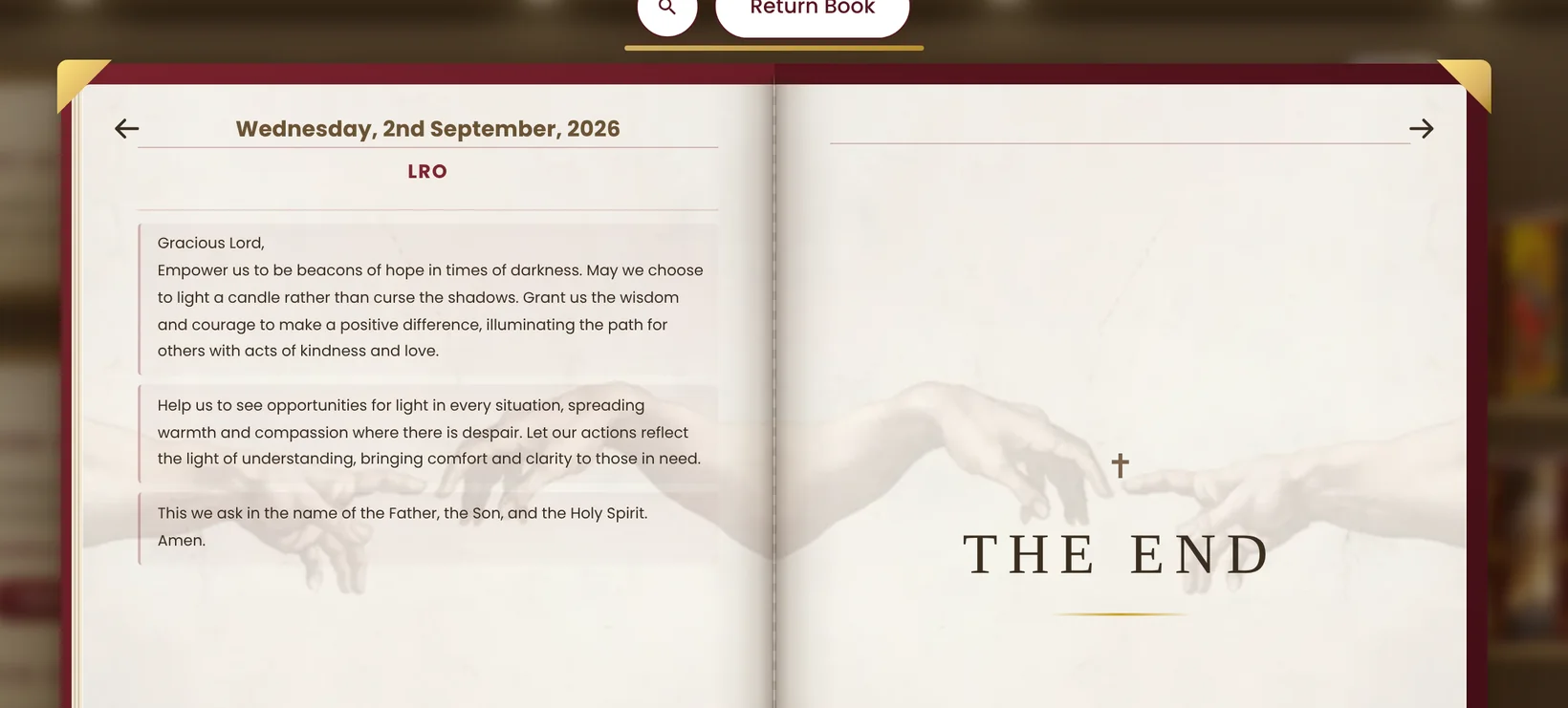The Prayer of the Day book